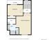 Upper floor plan with primary and secondary bedrooms, and bathrooms at 4134 S Fraser Way # E, Aurora, CO 80014