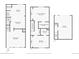 Detailed floor plan of a multi-level home, outlining room dimensions and layout at 8199 Welby Rd # 3102, Denver, CO 80229