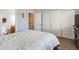 Comfortable bedroom with walk-in closet and ensuite bathroom access at 8199 Welby Rd # 3102, Denver, CO 80229