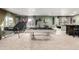 Recreational basement area with a pool table, bar area, and sports-themed decorations at 10221 Nucla St, Commerce City, CO 80022