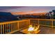 Open deck featuring a fire pit perfect for enjoying evenings and offering great views of the area at 10221 Nucla St, Commerce City, CO 80022