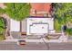 Aerial shot of the property highlighting the rooftop, garage and landscape features at 1491 S York St, Denver, CO 80210