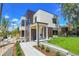 Modern two-story home with a sleek design, manicured lawn, and inviting entrance, perfect for contemporary living at 1491 S York St, Denver, CO 80210