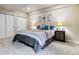 Spacious finished basement bedroom with carpeting, large closet, and ensuite bath at 24237 E Glasgow Cir, Aurora, CO 80016