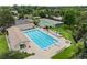 Resort-style pool and tennis courts offer ample recreational opportunities and relaxation in this desirable community at 2209 Green Oaks Ln, Greenwood Village, CO 80121