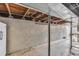 Unfinished basement showcasing the block wall foundation and open ceiling at 7760 Magnolia St, Commerce City, CO 80022