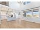 Modern kitchen with white cabinets, stainless steel appliances, and an island at 3589 Rucksack Ct, Castle Rock, CO 80108