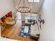 Bright, open-concept living room with hardwood floors and modern decor at 546 Lost Valley Pt, Castle Rock, CO 80108