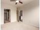 Spacious carpeted bedroom with easy access to both the bathroom and walk-in closet at 9633 E 5Th Ave # 10304, Denver, CO 80230