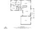 Detailed floor plan showcasing the layout of the home, including bedrooms, living spaces, and garage at 1050 Youngfield St, Golden, CO 80401