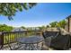 This deck features outdoor seating and a beautiful view at 11200 W 102Nd Ave, Broomfield, CO 80021