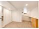 View of the bedroom with carpet flooring, closet and desk area at 2039 S Sherman St, Denver, CO 80210