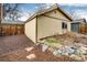 View of outbuilding in back yard with access from back alley at 2039 S Sherman St, Denver, CO 80210