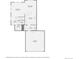 Detailed floor plan showcasing the layout of the living room, kitchen, and garage at 9023 Apache Plume Dr # D, Parker, CO 80134