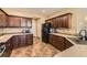 Functional kitchen boasting generous counter space, ample storage, and modern black appliances at 9023 Apache Plume Dr # D, Parker, CO 80134