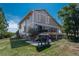 Outdoor patio and grill area with a view of the home's exterior, showcasing a great space for entertaining and relaxation at 8853 N Awl Rd, Parker, CO 80138