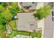 Aerial view of the property showing the layout, landscaping, and proximity to the street at 10653 W Parkhill Dr, Littleton, CO 80127