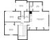Floorplan showing the layout of the second story with dimensions of the bedrooms and bathrooms at 4850 S Kittredge St, Aurora, CO 80015