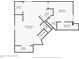 Basement floor plan showcasing a Gathering room, bedroom, bathroom, and several closets at 748 Poppywood Pl, Highlands Ranch, CO 80126