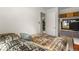 Cozy bedroom featuring patterned bedding, closet, and storage baskets for an organized living space at 412 Main St # 2A3, Breckenridge, CO 80424