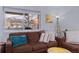 Comfortable living room with a view of snowy mountains at 412 Main St # 2A3, Breckenridge, CO 80424