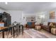 Spacious living room with mountain views through the window at 412 Main St # 2A3, Breckenridge, CO 80424