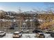 Scenic view from residence overlooking the town and snowy mountains at 412 Main St # 2A3, Breckenridge, CO 80424