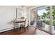 Cozy balcony with stylish furniture, offering a peaceful outdoor retreat and views at 4801 E 9Th Ave # 402S, Denver, CO 80220