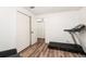 Bright bedroom with lots of closet space and access to additional rooms at 13744 E Lehigh Ave # B, Aurora, CO 80014