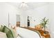 Bedroom features hardwood floors, natural light and access to ensuite at 3147 W 39Th Ave, Denver, CO 80211