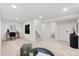 Finished basement provides additional living space and features stairs and bathroom at 3070 N Glencoe St, Denver, CO 80207