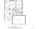 Detailed first floor plan showcasing the layout, room sizes, and flow of the living spaces at 12421 W Fair Dr, Littleton, CO 80127