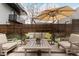Backyard patio with comfortable seating and stylish decor at 3168 W 29Th Ave, Denver, CO 80211