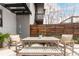 Cozy patio with outdoor seating and landscaped garden at 3168 W 29Th Ave, Denver, CO 80211