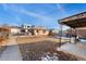 Large backyard with patio, detached garage, and open space at 2730 N Columbine St, Denver, CO 80205