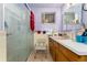 Bathroom with shower/tub combo and vanity at 2730 N Columbine St, Denver, CO 80205