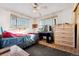 Bedroom with double bed and dresser at 2730 N Columbine St, Denver, CO 80205