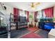 Bedroom with a large aquarium and ample storage at 2730 N Columbine St, Denver, CO 80205
