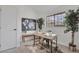 Home office space with desk, bench and view of exterior at 10836 W Evans Ave # 32, Lakewood, CO 80227