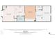 Detailed floor plan showcasing a functional layout with a courtyard at 1172 S Zeno Way # F, Aurora, CO 80017