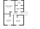 Second floor plan featuring three bedrooms, a laundry room, and a bath at 3732 S Halifax St, Aurora, CO 80013