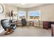 Office space with natural light, comfortable seating, and views of the outdoors at 931 Forest View Rd, Monument, CO 80132