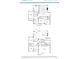This floor plan shows the layout for a two-story home including locations for bedrooms, bathrooms, and living spaces at 3768 Backslope Ln, Castle Rock, CO 80108