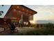 The community boasts a luxurious outdoor gathering space, complete with a fireplace and comfortable seating areas at 3768 Backslope Ln, Castle Rock, CO 80108