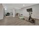 Spacious basement area perfect for a home gym or recreation with exercise equipment at 280 Jupiter Dr, Lone Tree, CO 80124