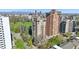 Residential buildings with park views in the neighborhood with scenic city skyline at 1111 Race St # 6B, Denver, CO 80206