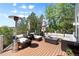 Expansive deck area with plush outdoor seating perfect for entertaining at 20234 E Lake Cir, Centennial, CO 80016