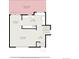 First floor plan featuring kitchen, dining area, living room, foyer, and covered patio dimensions at 8346 W Woodard Dr, Lakewood, CO 80227