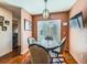 Cozy dining area with a sliding door to outdoor view and seating for four at 3002 E Long S Cir, Centennial, CO 80122