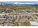 Panoramic aerial view highlighting the property's location with mountain vistas at 100 S Park Ave # E312, Breckenridge, CO 80424